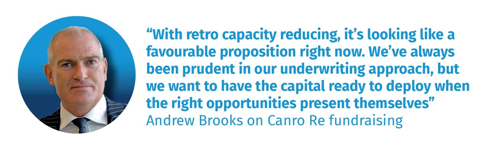 Andrew Brooks on Canro Re fundraising
