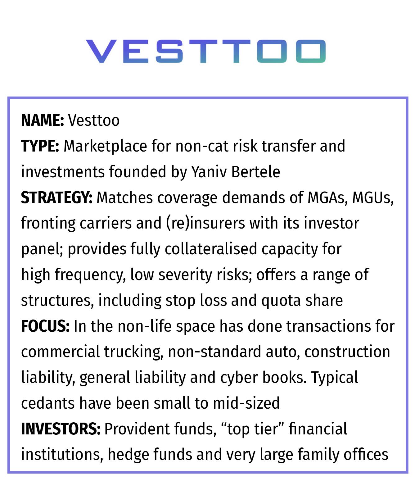 Vesttoo factfile