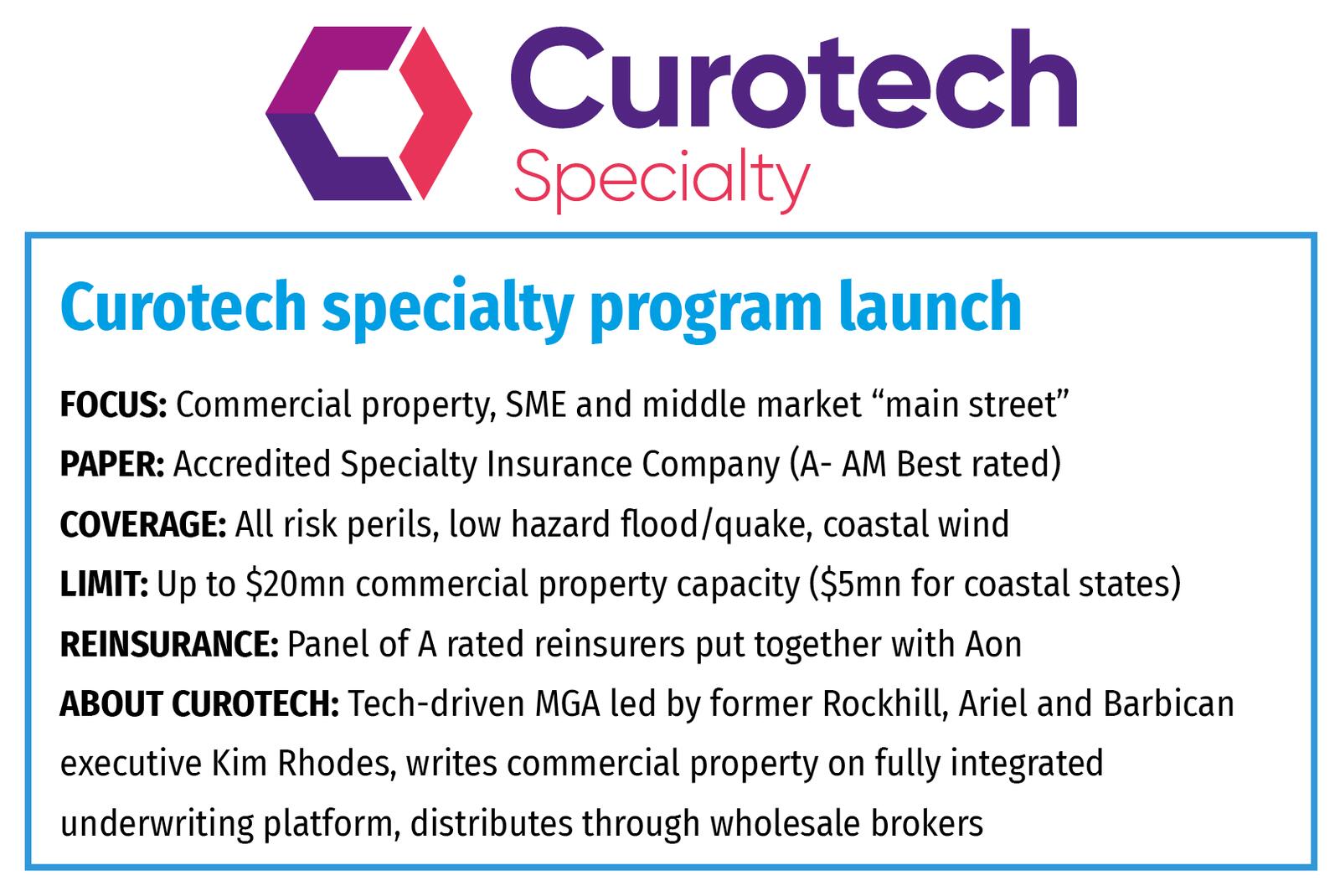 Curotech specialty program launch 