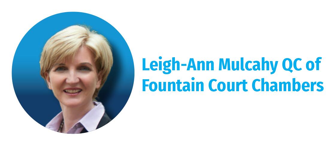 Leigh-Ann Mulcahy QC of Fountain Court Chambers