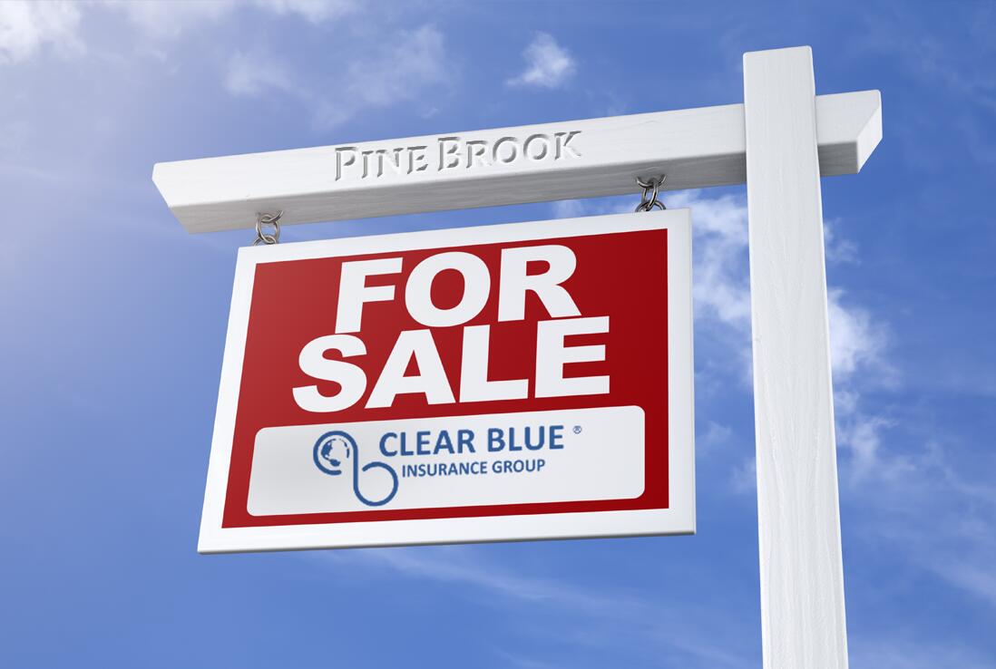 Clear Blue For sale sign